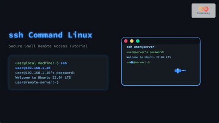 What is SSH command?