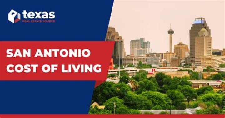 What is the cost of living in San Antonio Texas?