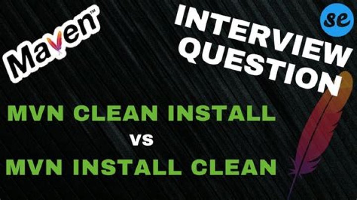 What maven clean install does